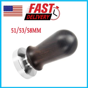 1PC 51/53/58mm Espresso Tamper Coffee Tamper Calibrated W/ Spring Loaded USA
