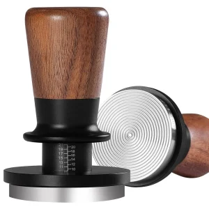 51mm Espresso Tamper, Calibrated Tamper with 30lbs Double Spring Loaded Tamper